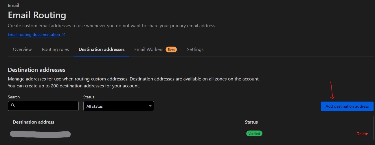 Cloudflare Destination alter-text