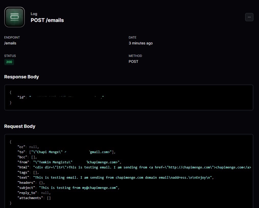 Resend Log alter-text
